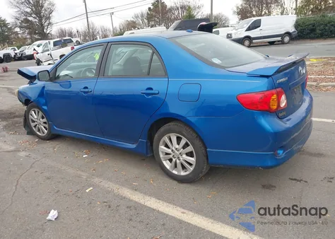2010 Toyota Corolla S z USA, uszkodzony, nr VIN 2T1BU4EE5AC472677